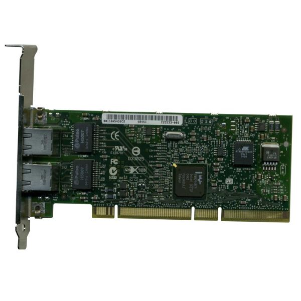 313559-001 - HP NC7170 Dual Port PCI-X 10T 100TX 1000T Gigabit Adapter (Low Profile)