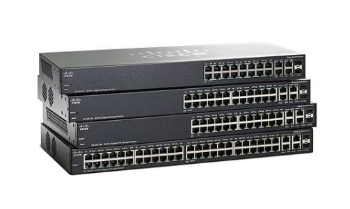 SG300-10PP-K9 - Cisco 300 Series 8-Ports 10/100/1000BASE-T PoE+ Layer 3 Desktop Managed Network Switch with 2-Ports SFP