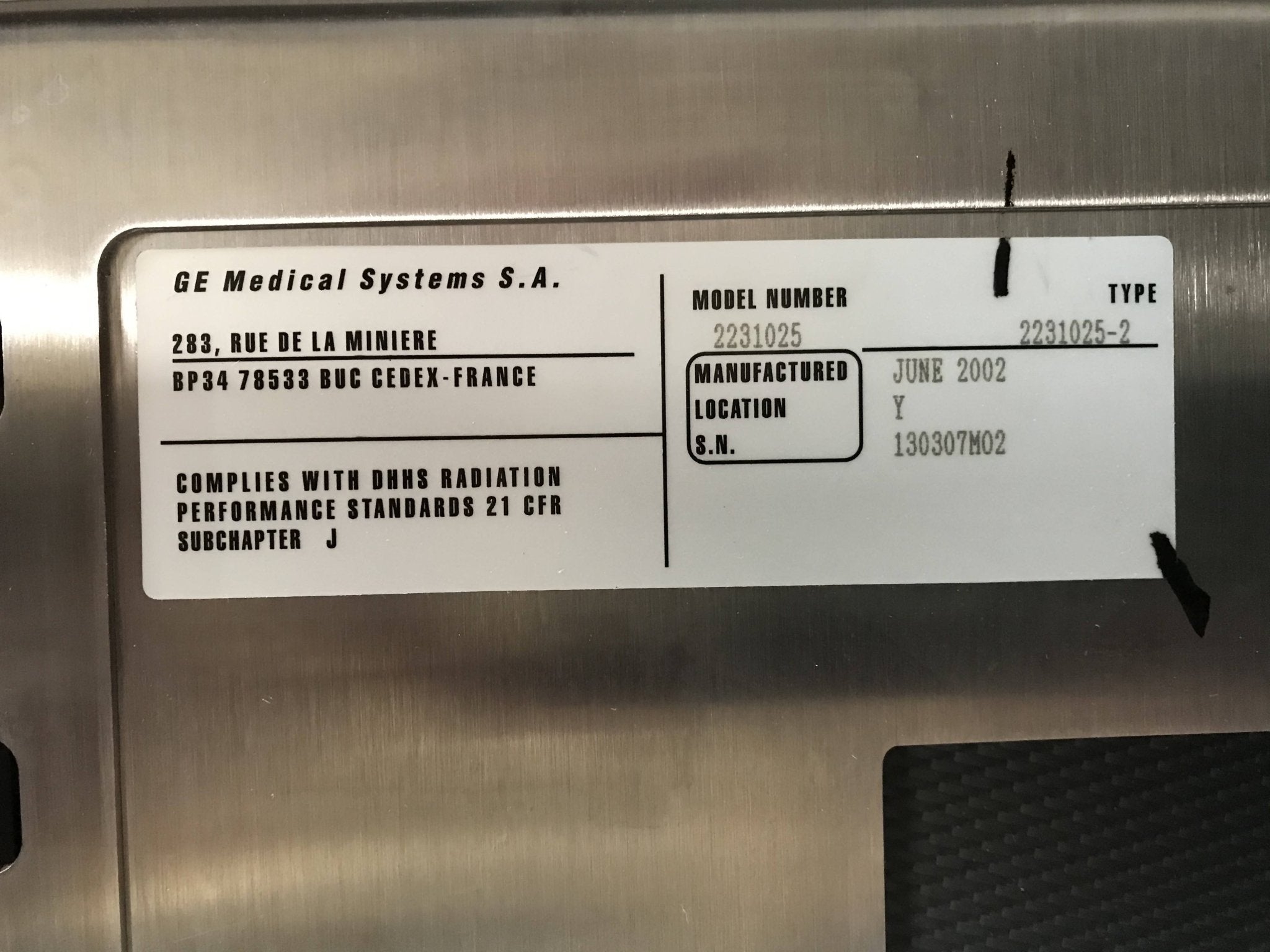 DMR Bucky 24X30 (2231025-2) GE