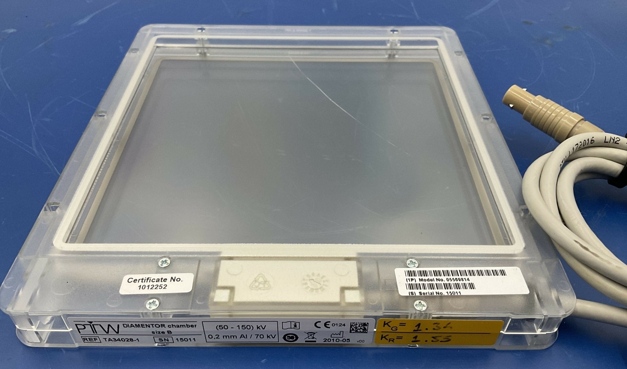 DOSE MEASURING CHAMBER WITH RAILS (05569814/5569814 SIEMENS