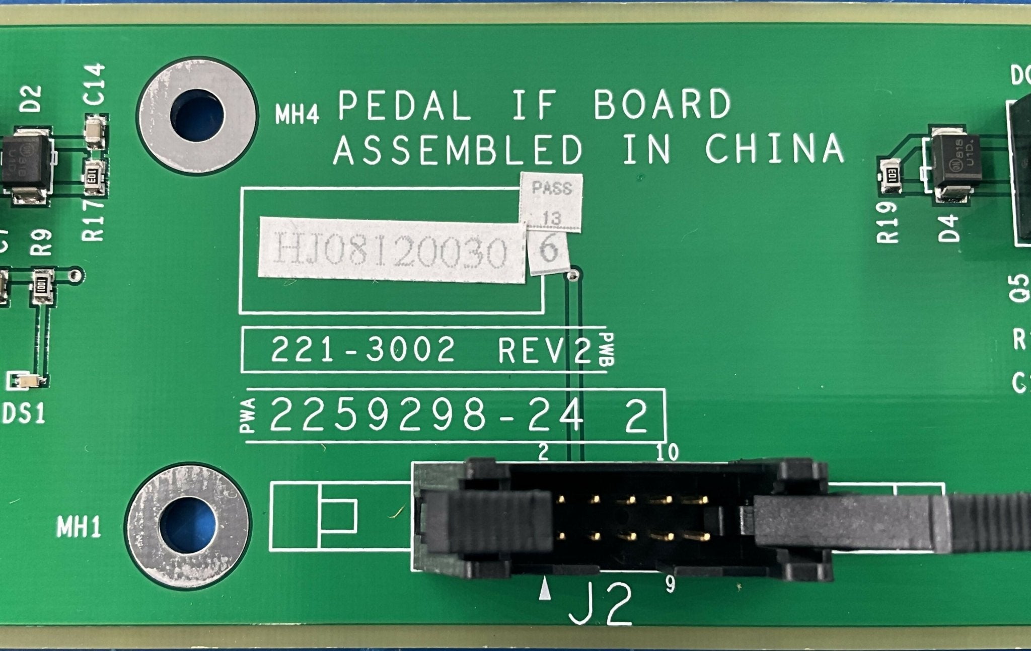 Film Changer Silhouette I/F Pedal Board (2259298-24 REV 2 GE