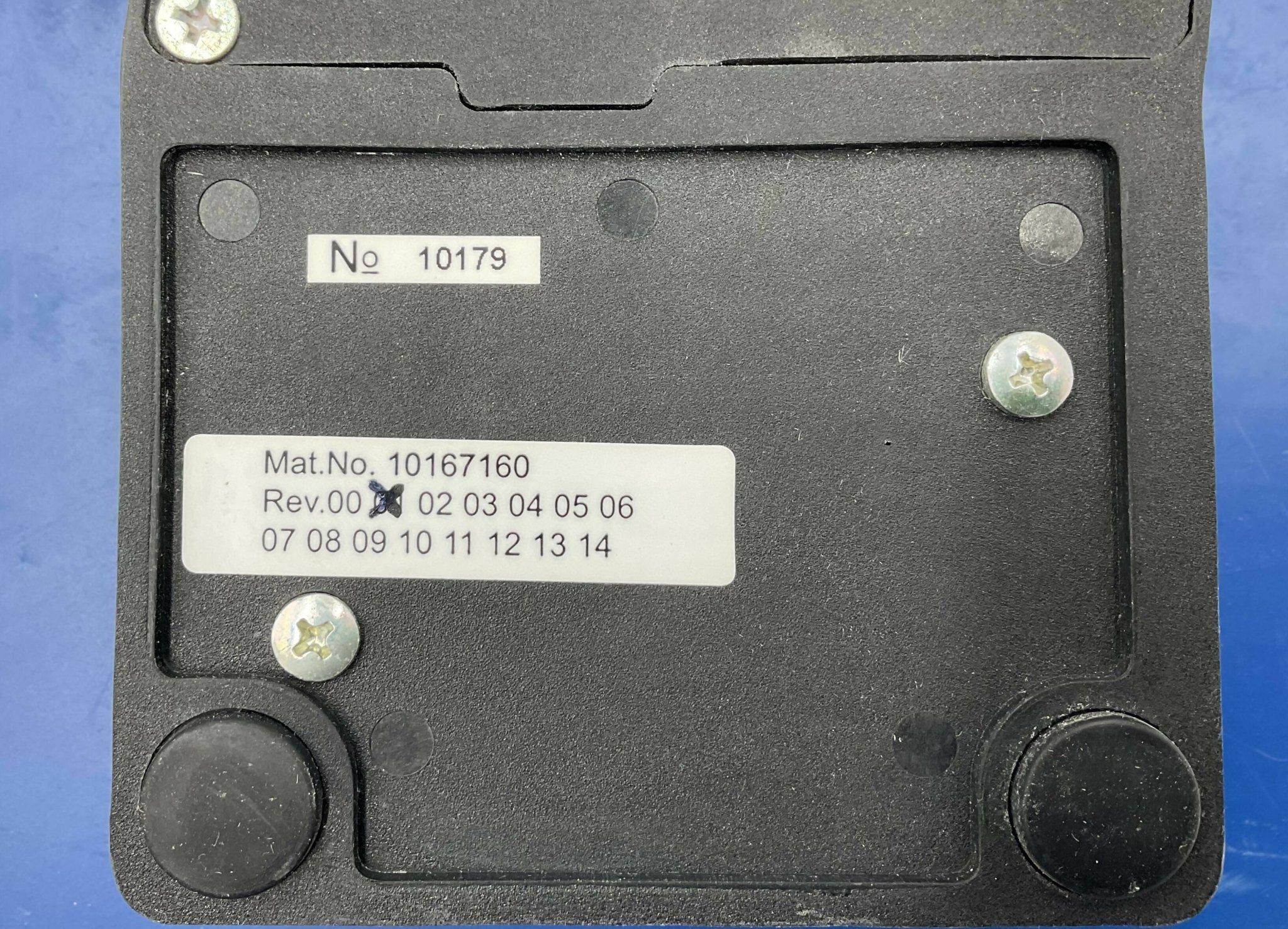 Siemens 10167160 - X-Ray Footswitch Pedal Control Label | Alo Tech Solutions