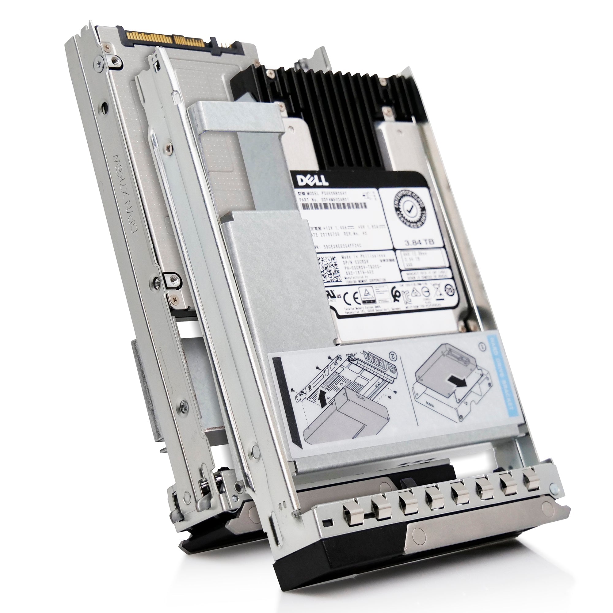 Dell G14 0XCRDV 3.84TB 1 DWPD SAS 12Gb/s MLC Hybrid 3.5in Refurbished SSD