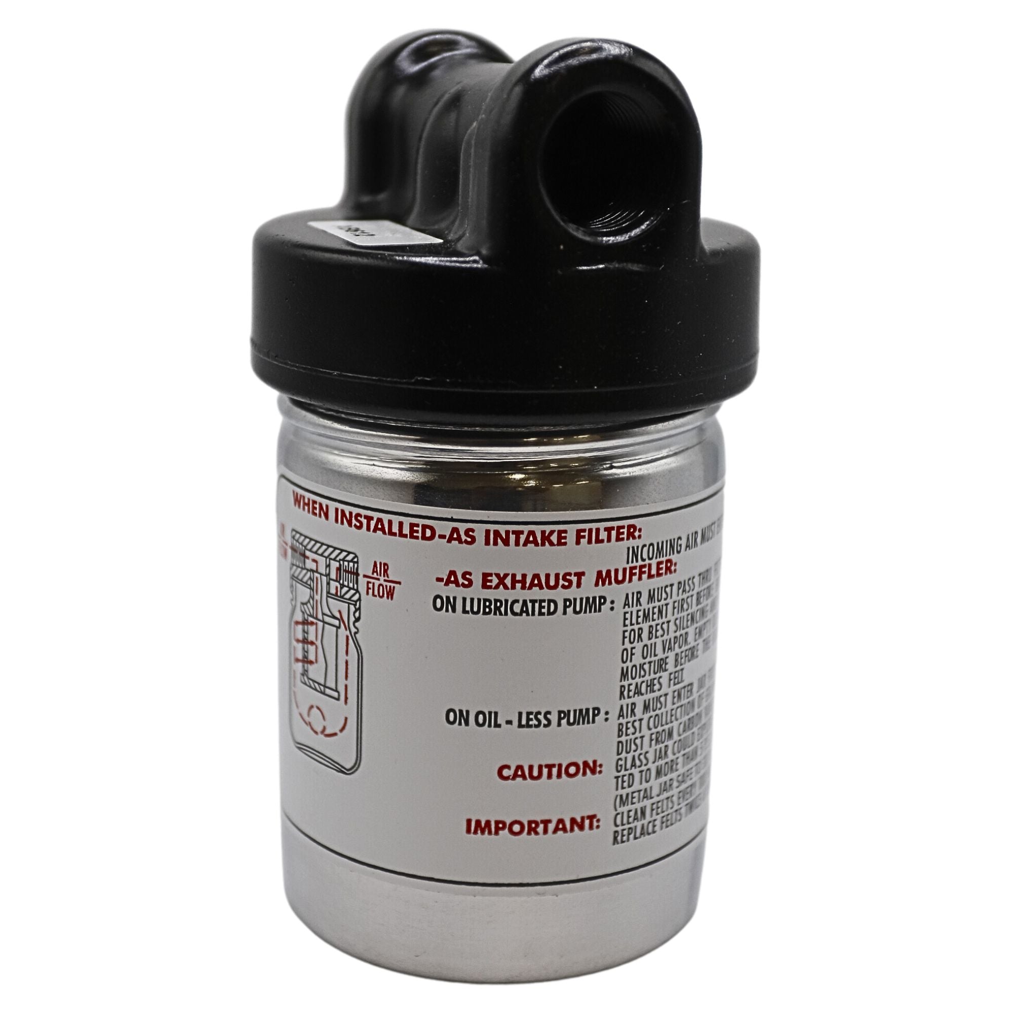 Gast | Filter 8 oz Metal 1/2" | AB612