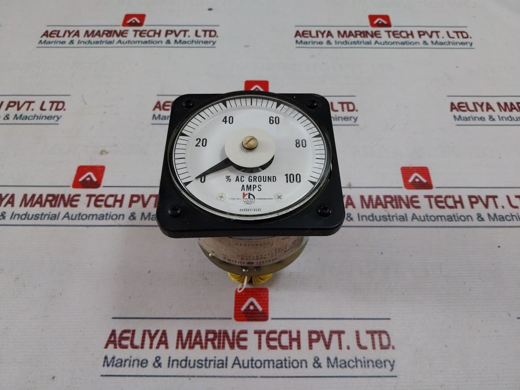 General Electric DB40 DC Ammeter: Accurate Industrial Current Measurement Device