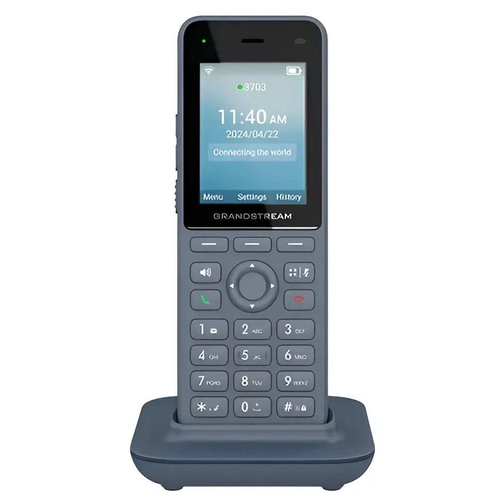 Grandstream WP836 Ruggedized Wi-Fi 6 Cordless IP Phone | IP67 Rated, 3 SIP Lines, Bluetooth - New