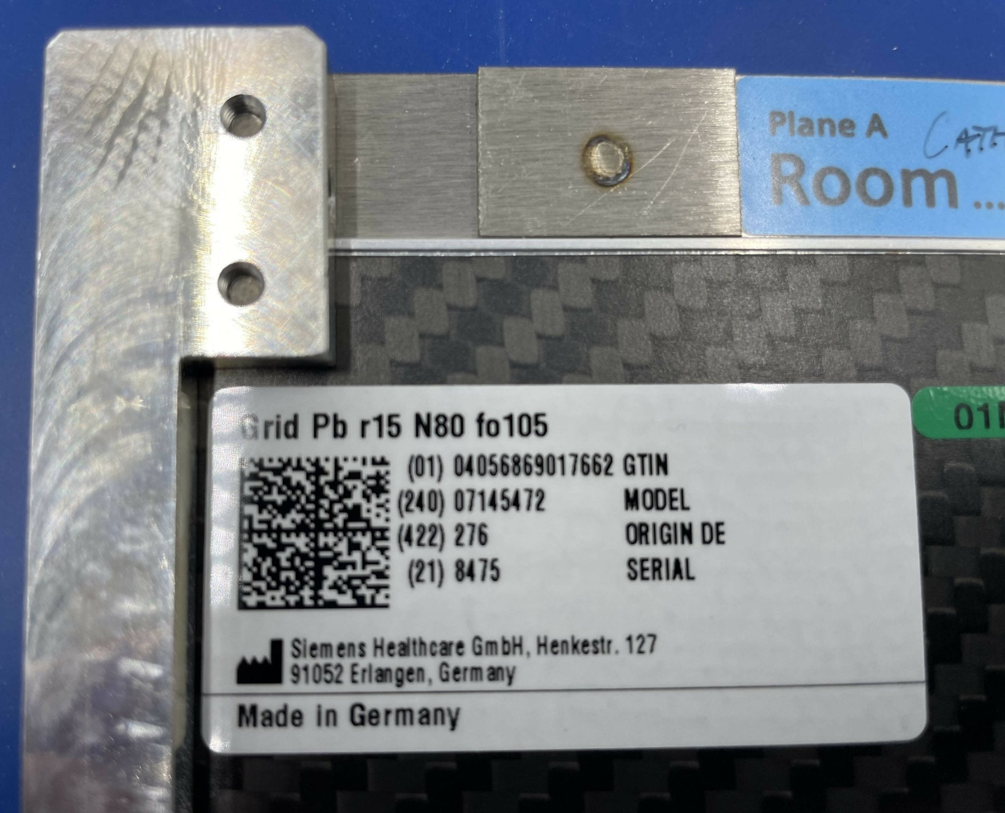 Siemens 7145472 - Grid 15x80 F105 Detector 20x20 X-Ray Rear View | Alo Tech Solutions