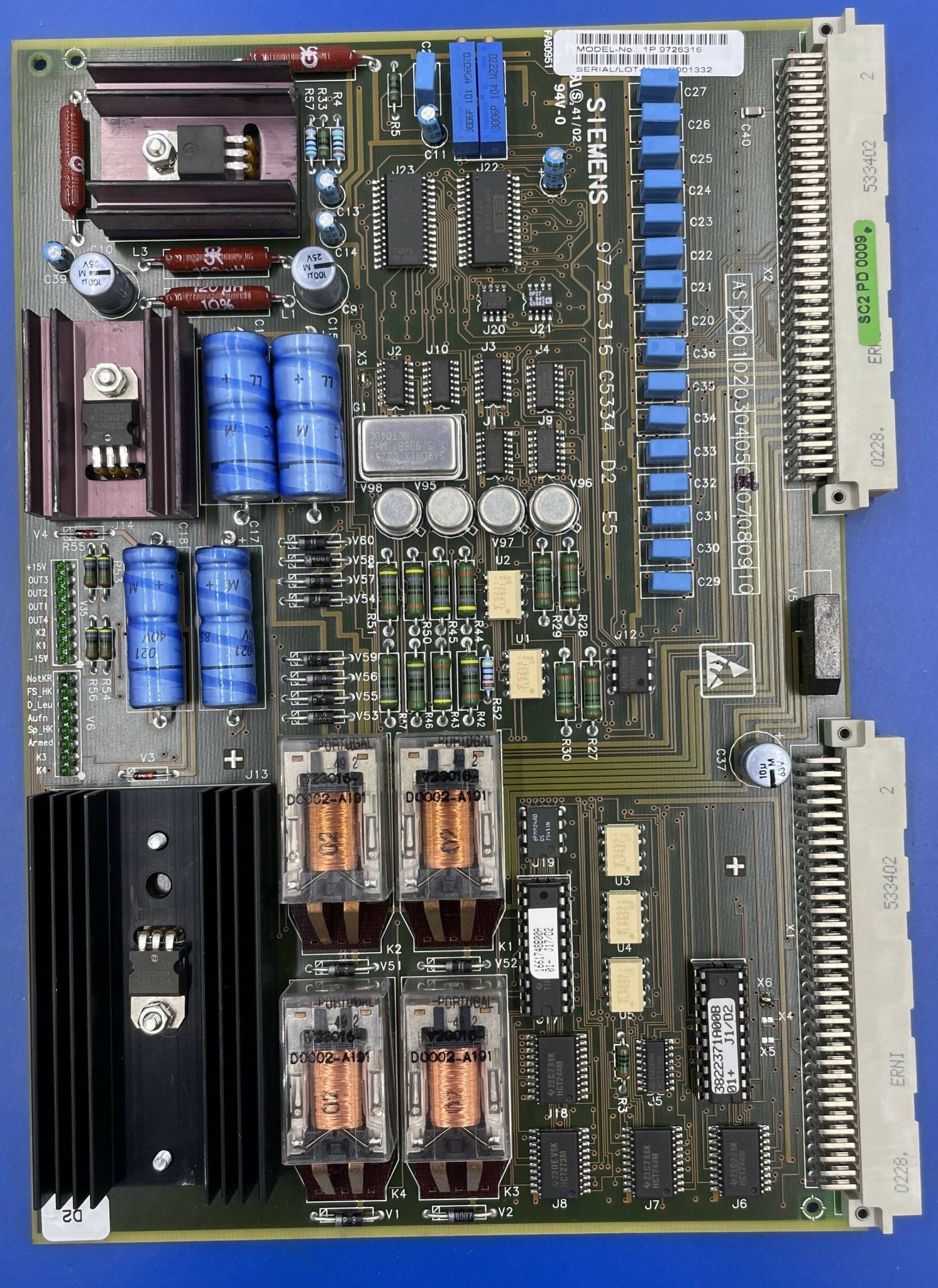 HOST EXTENSION D2 PCB (9726316/09726316 SIEMENS