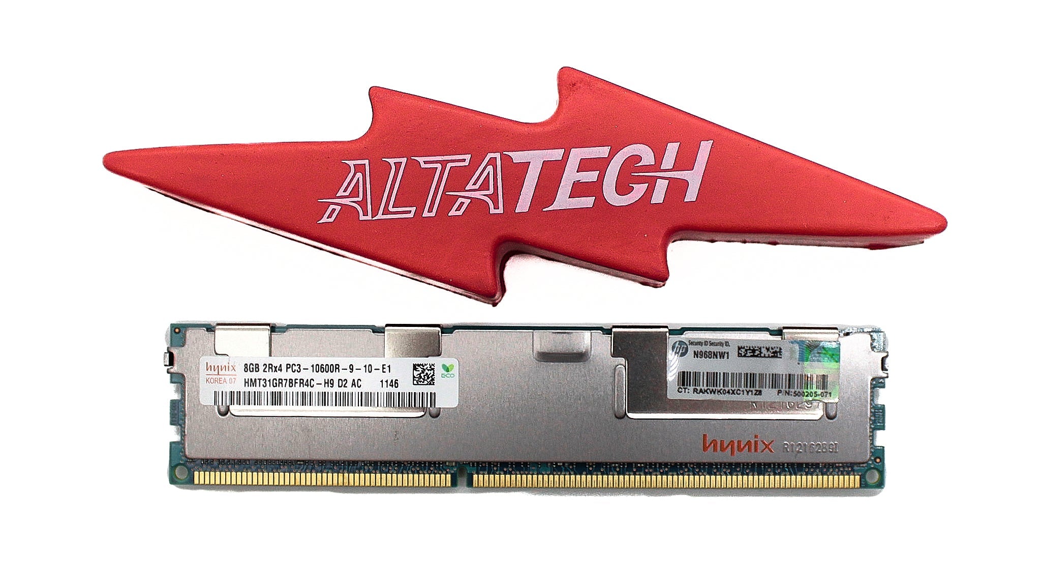 HP 500205-001 8GB PC3-10600R DDR3-1333 2RX4 ECC