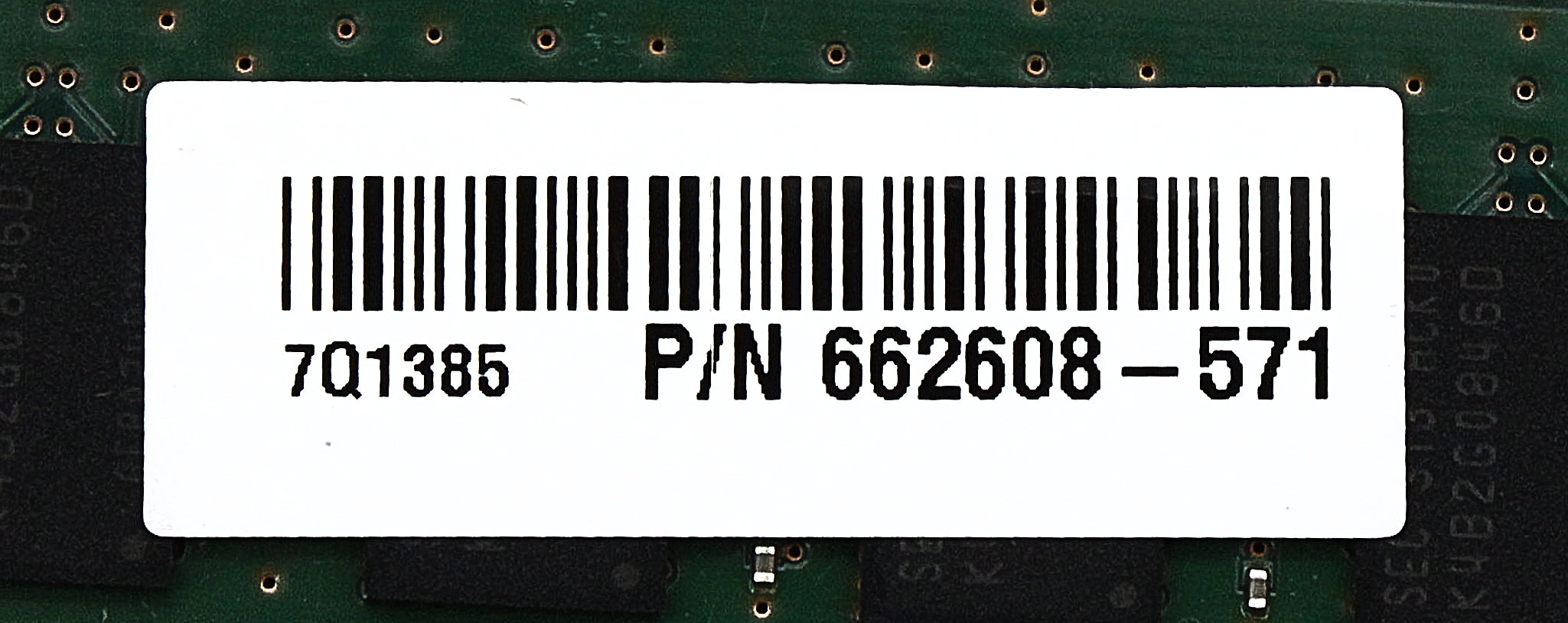 HP 662608-571 2GB PC3-12800E DDR3-1600 1RX8 ECC