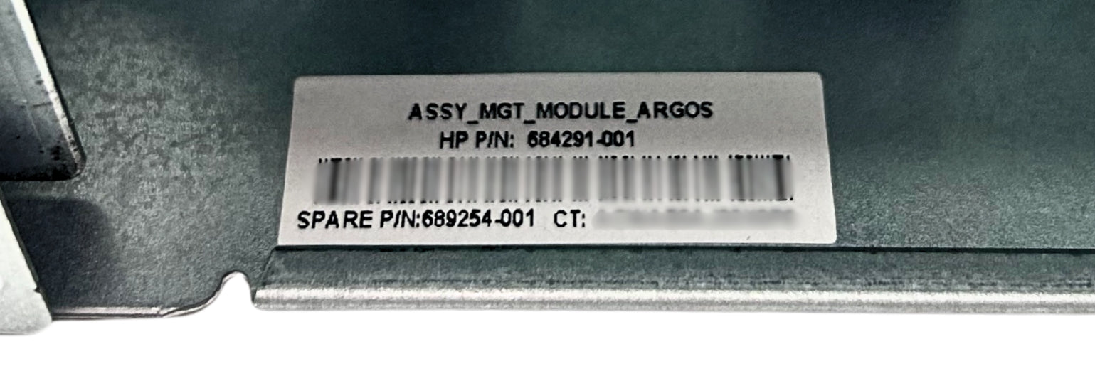 HP 689254-001 SL4500 4.3U MAMAGEMMENT MODULE