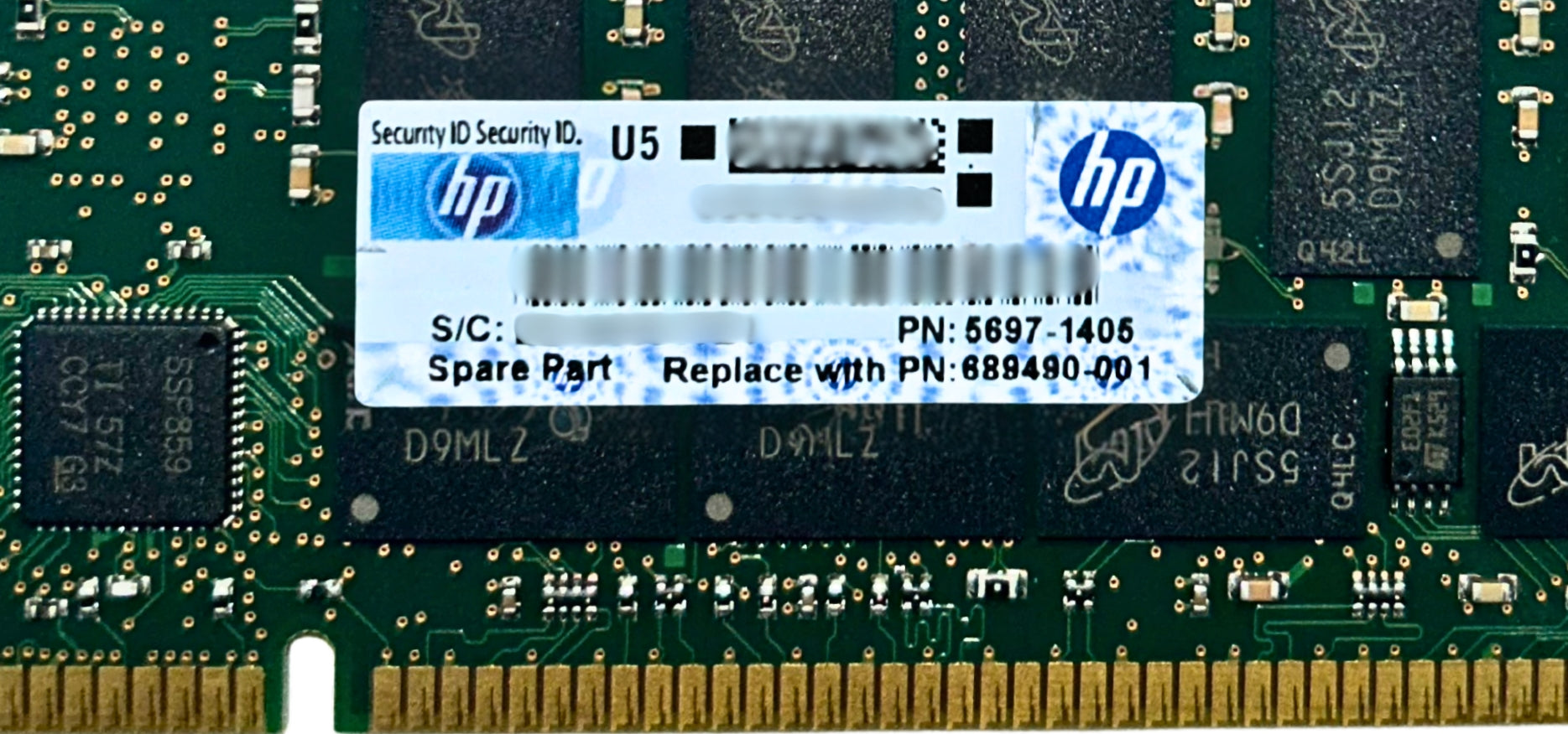 HP 689490-001 3Par 2GB F Class Data Cache Module DDR2