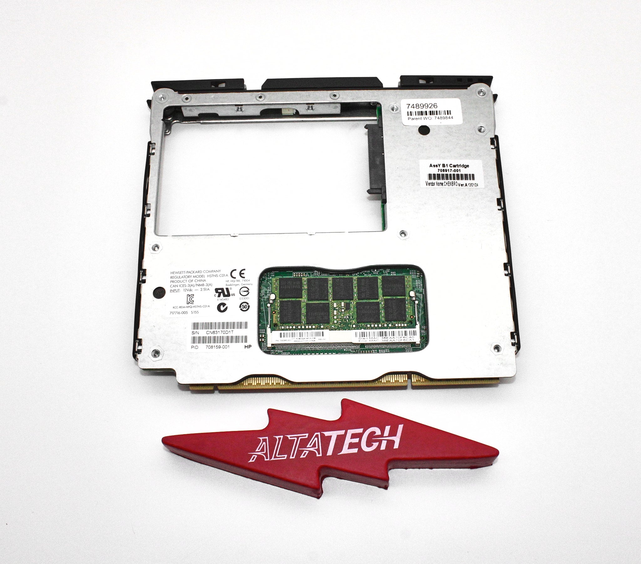 HP 708917-001 Moonshot S1260 Dual Core 2.0Ghz / 8GB / NO HD Cartridge