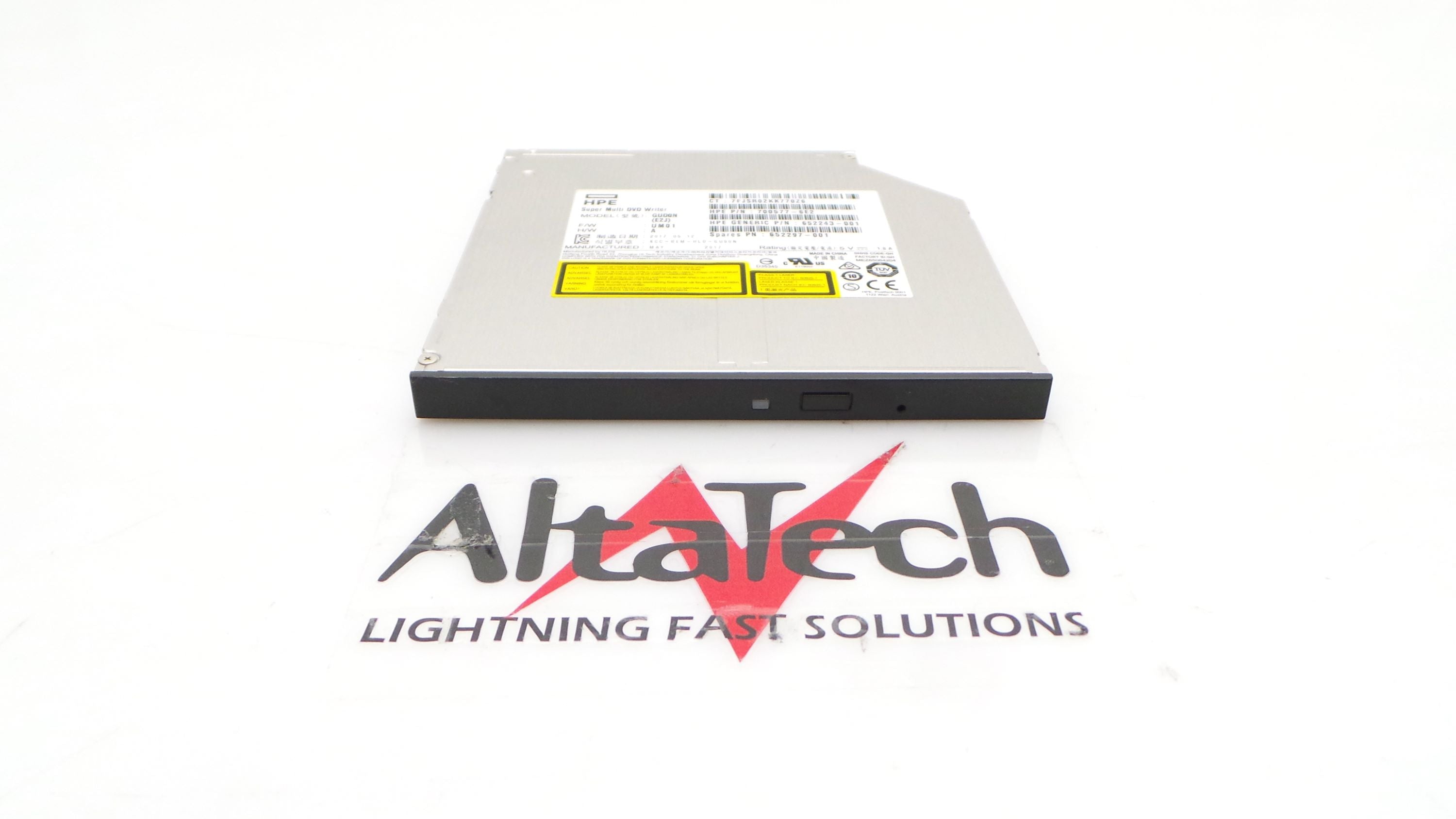 HP 726537-B21 9.5mm SATA DVD-RW Optical Drive in Jack Black