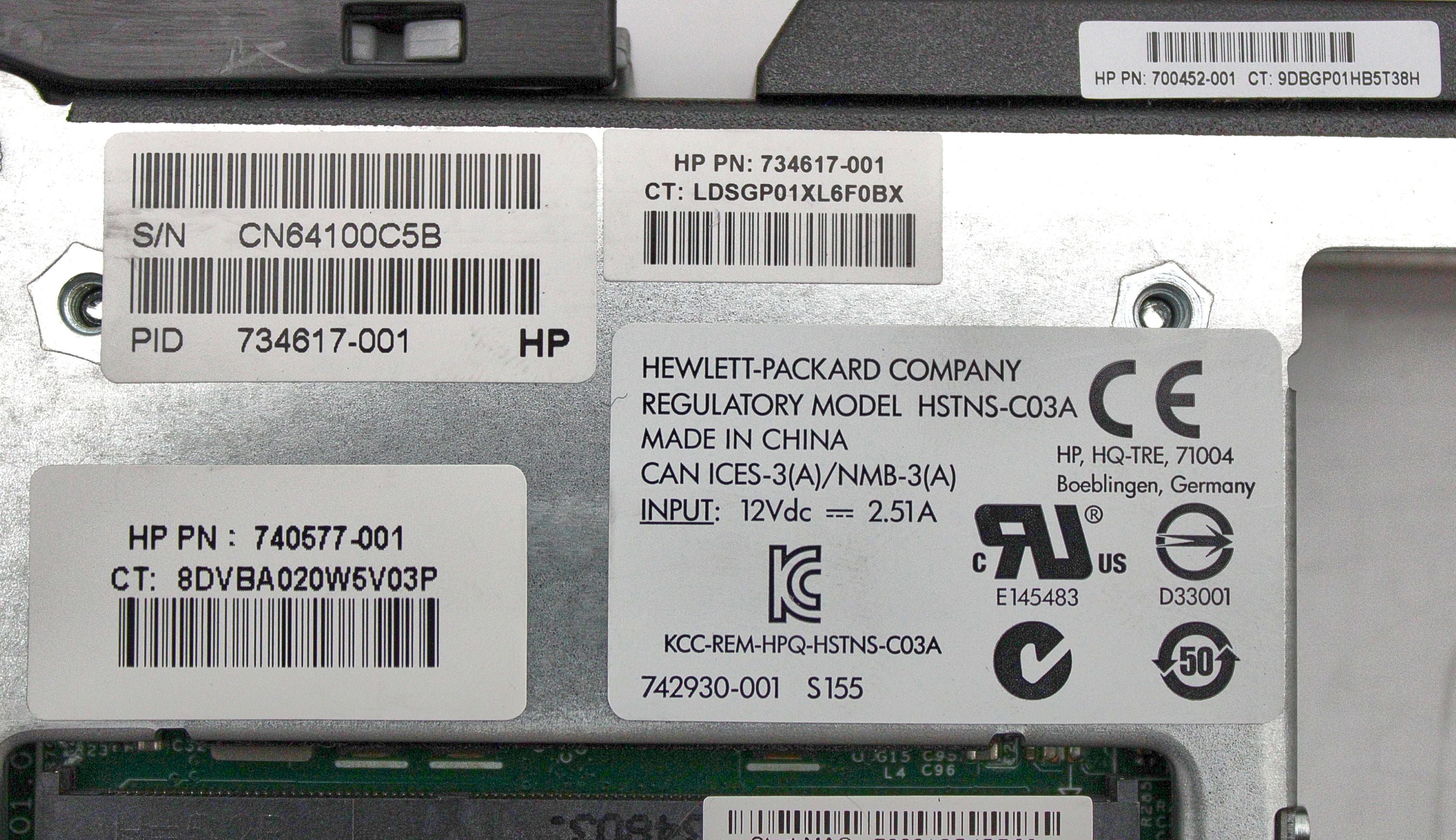 HP 734796-001 Moonshort M300 C2750 Server Cartridge