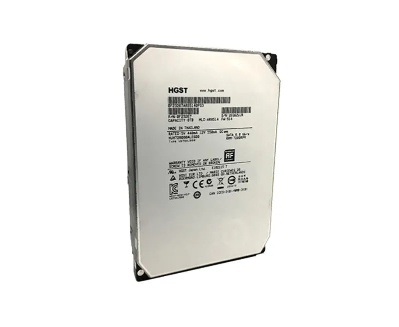 HUH728080ALE600 - HGST 8TB 7200RPM SATA 6Gb/s 3.5-in Hard Drive