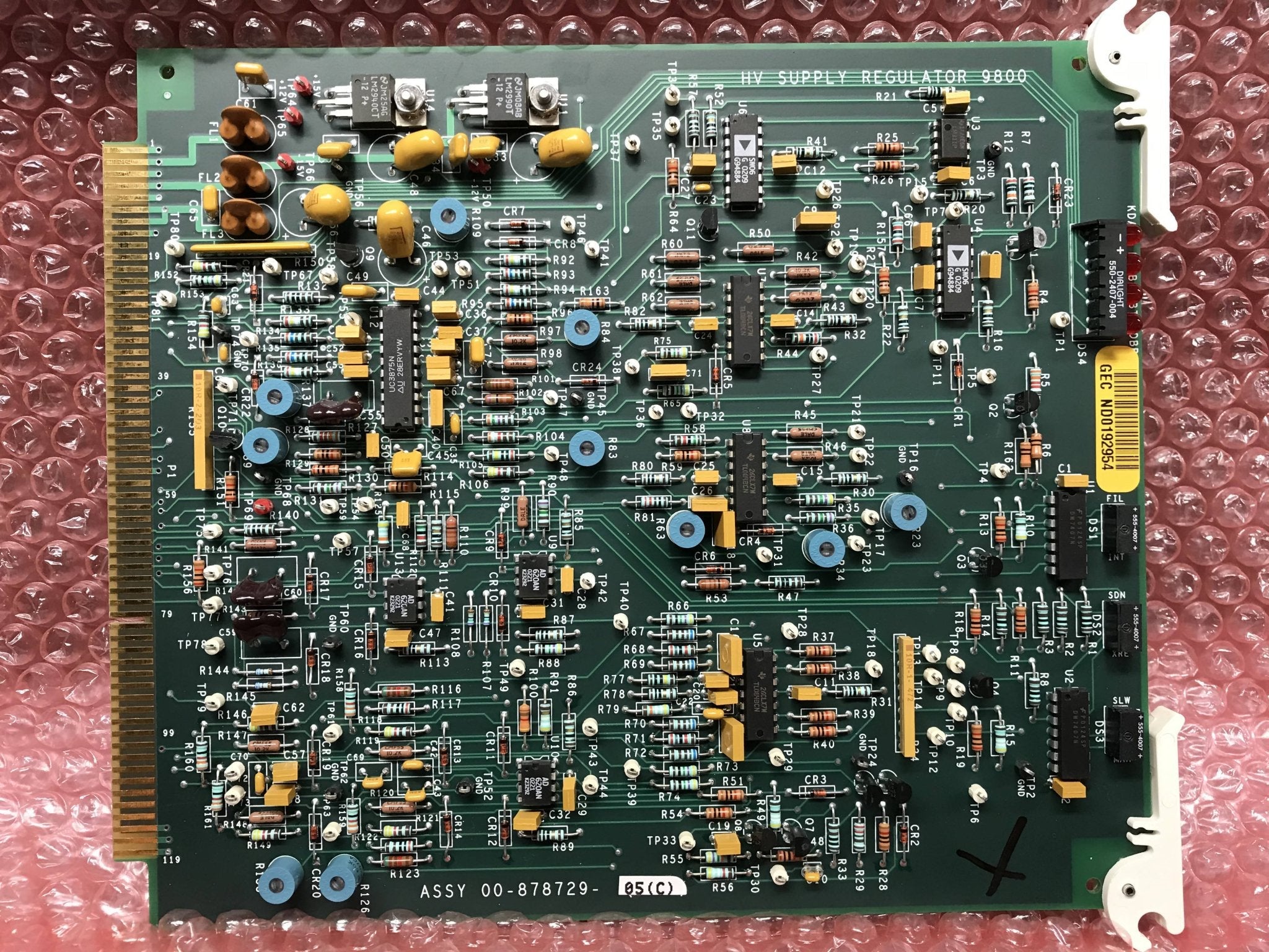 HV Supply Regulator PCB (00-878729-05 C GE OEC 9800