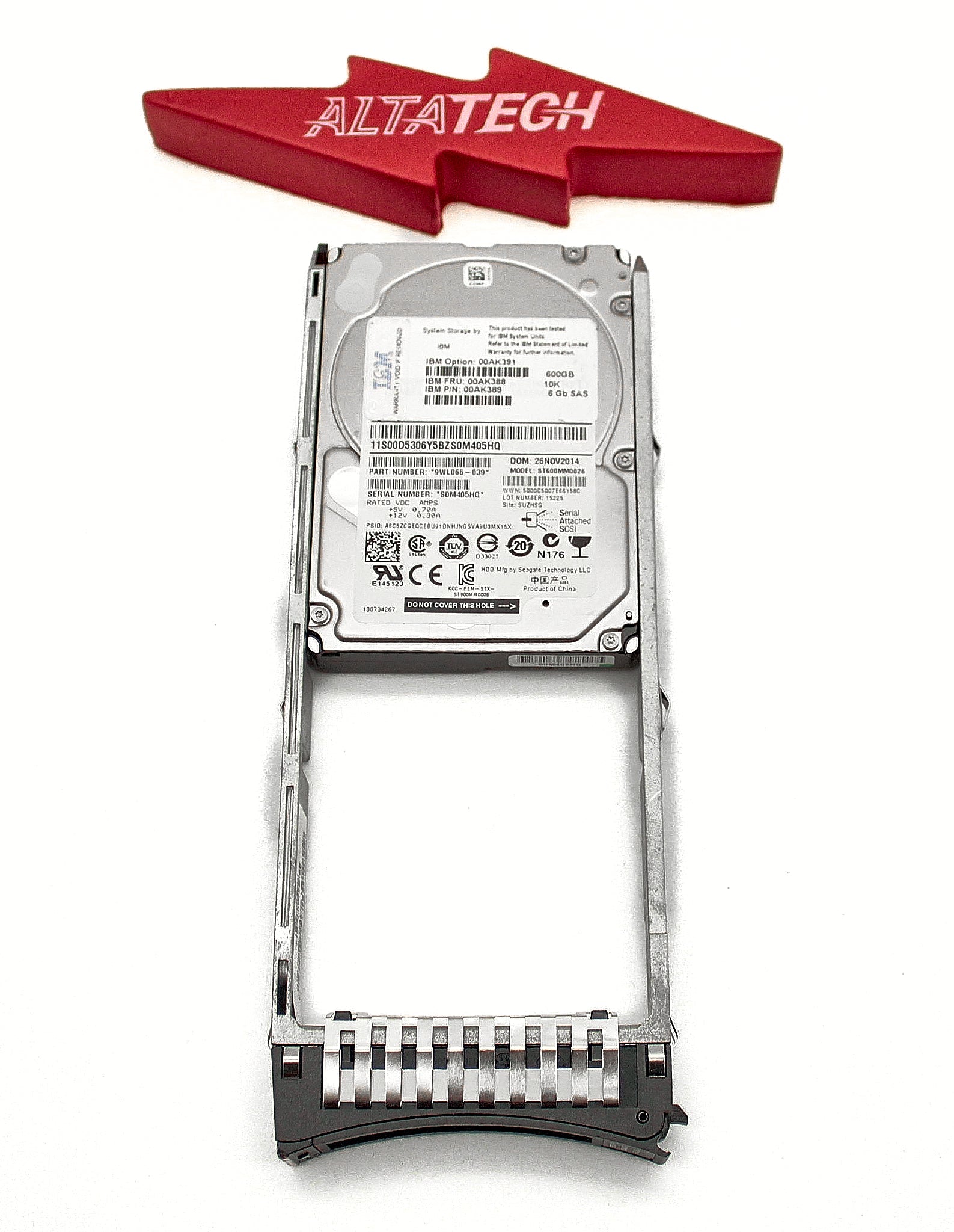 IBM 00AK388 600G 10K 2.5" SAS HDD EXP2524