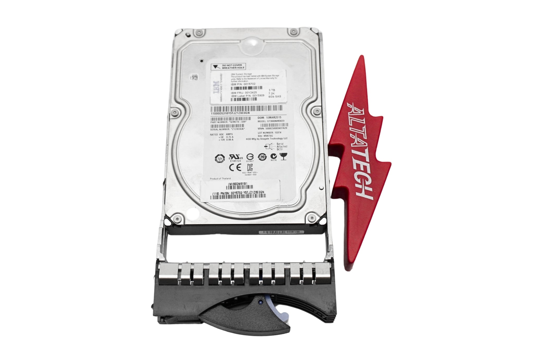 IBM 00Y5702 3TB 7.2K 6GB SAS NL 3.5" HDD V3700