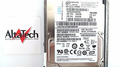 IBM 43X0824 IBM 146GB HDD Hard Drive 10K RPM SAS 2.5" 43X0825