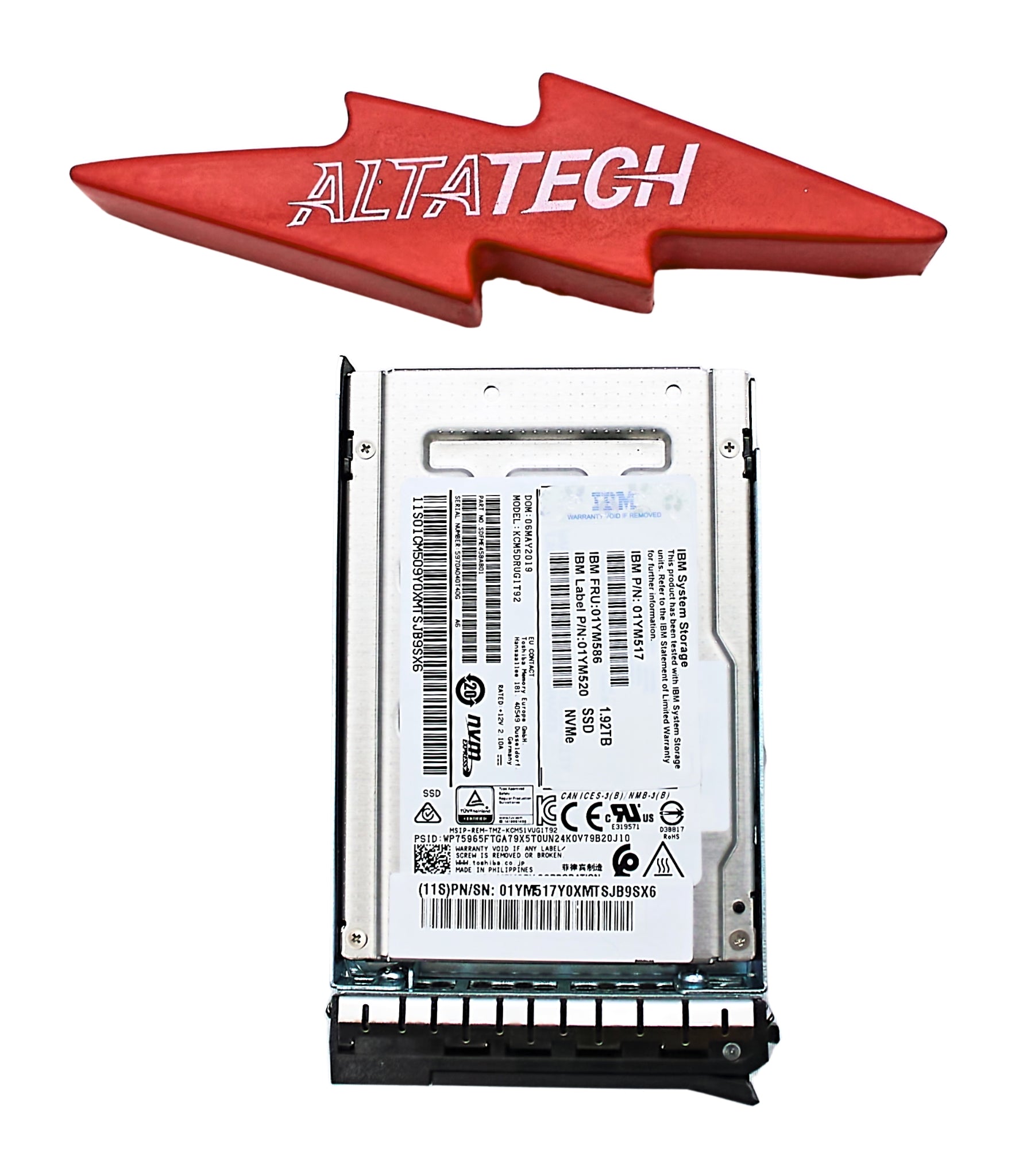 IBM AET2-2078 1.92TB 2.5" NVMe Flash Drive
