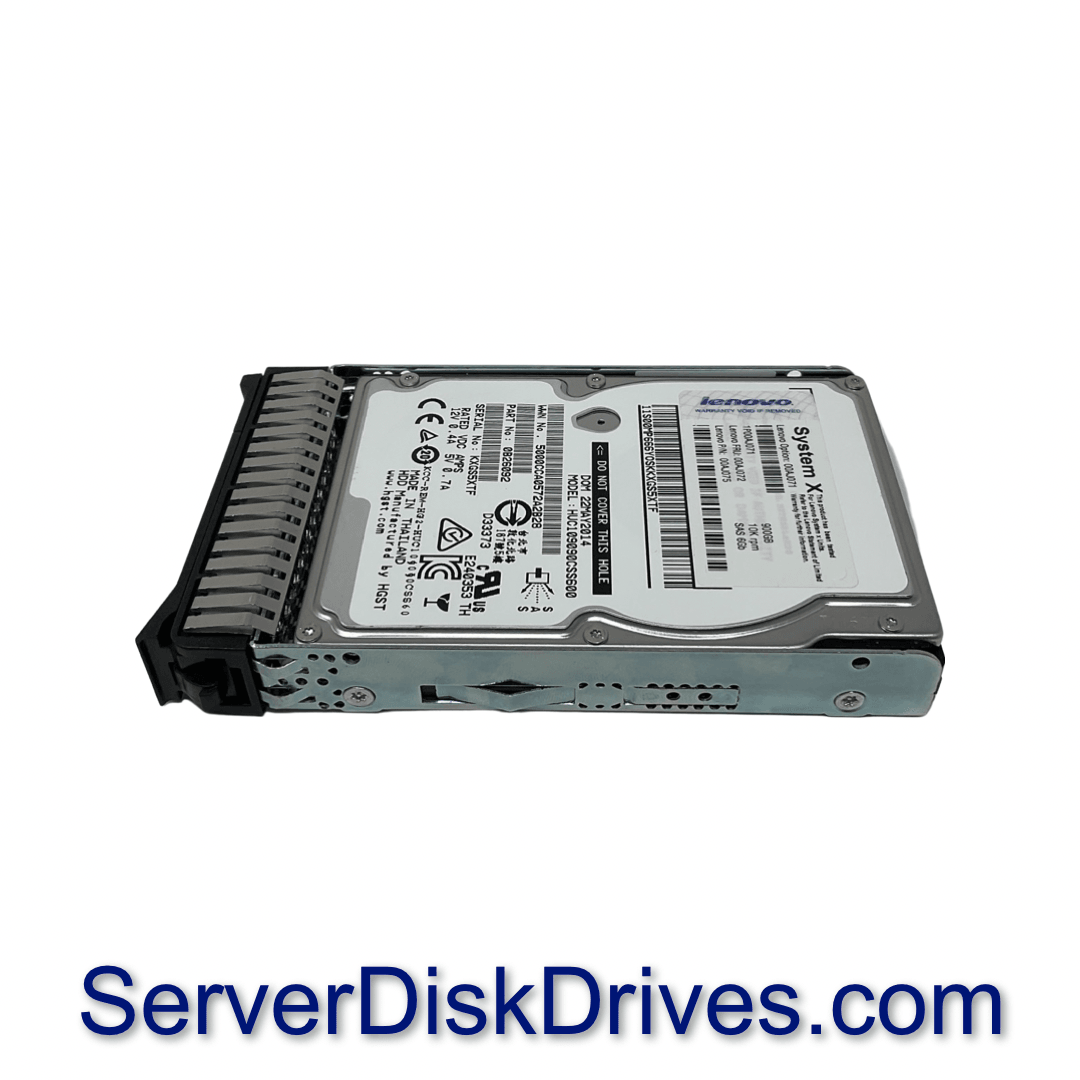 00AJ072 00AJ075 LENOVO 900GB 10K 6G 2.5in SAS Hard Drive Refurbished