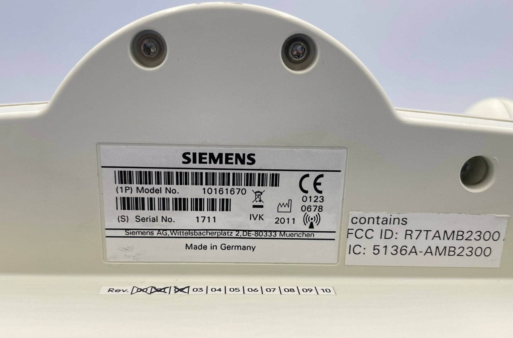 INTERVENTIONAL PANEL W/HOLDER (10161670/10161759 SIEMENS