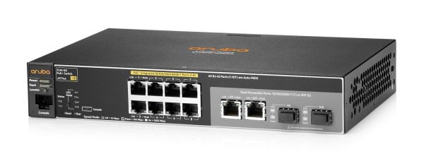 J9774ACM - HPE Aruba 2530-8G 8-Ports 10/100/1000BASE-T PoE+ Layer 2 Rack-mountable Managed Network Switch with 2-Ports SFP