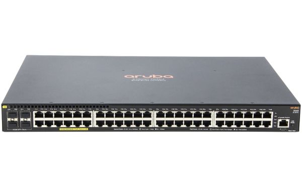 JL357AR - HP Aruba 2540 48-Ports PoE+ Managed Rack-mountable Network Switch with 4-Ports SFP