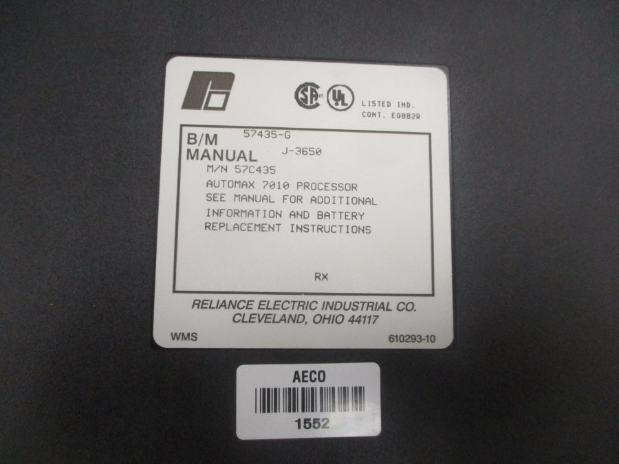RELIANCE ELECTRIC 57C435 NSNP