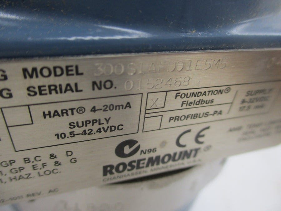 ROSEMOUNT 3051S2LD2AF1A1020DFF71DA00D01D2E5M5 10.5-42.4VDC NSMP