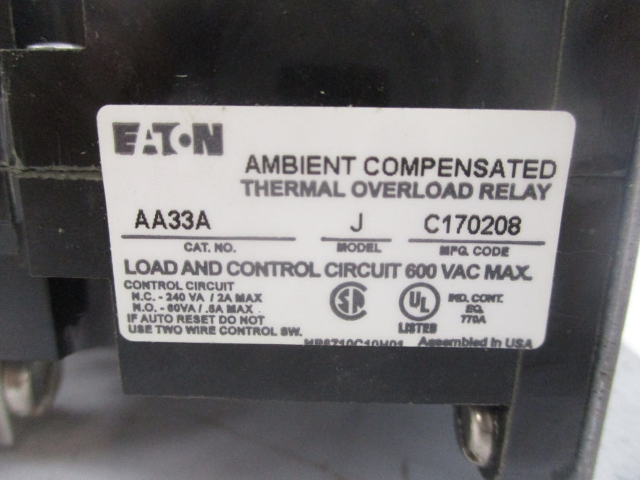 EATON AA33A 5667D75G08 240VAC 2A NSMP
