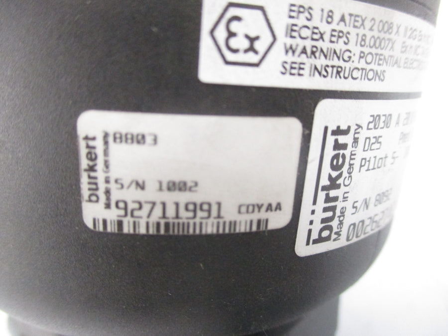 BURKERT 92711991 00262742 00467816 (AS PICTURED) NSNP