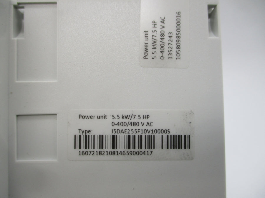 LENZE I5DAE255F10V10000S 400/480VAC 17.2/14.3A NSMP