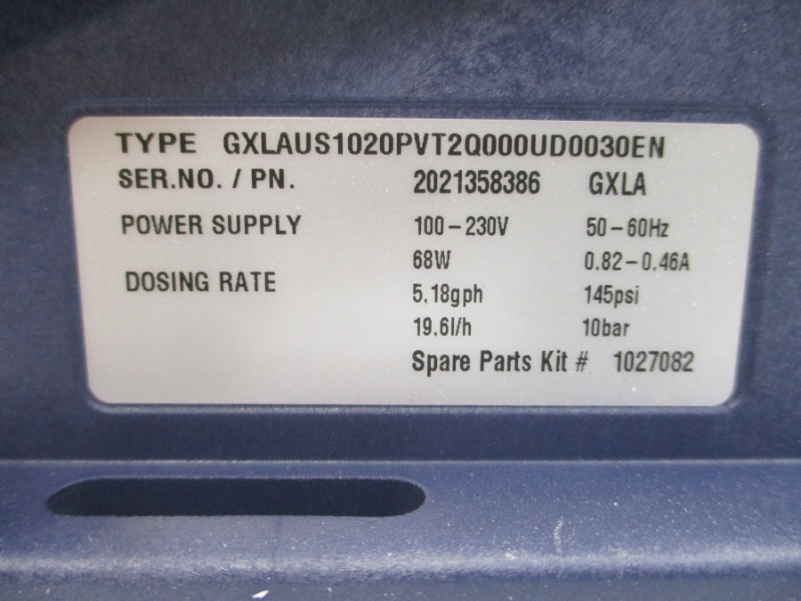 PROMINENT GXLAUS1020PVT2Q000UD0030EN 100-230V 0.82-0.46A 145PSI NSMP