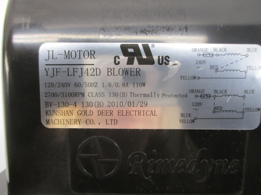 KUNSHAN YJF-LFJ42D 120/240V 1.6/0.8A NSNP