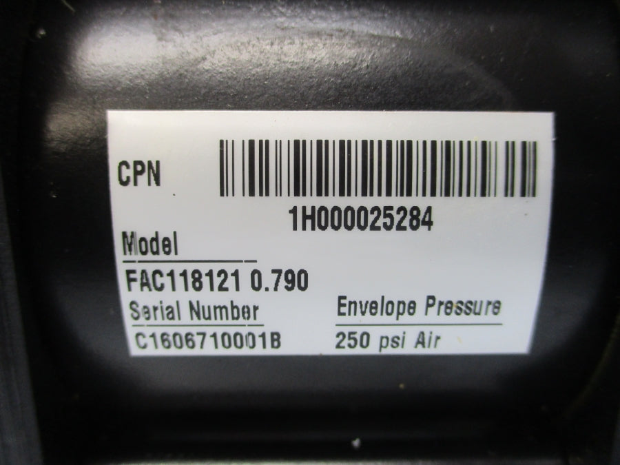 SCHRADER BELLOWS 1H000025284 FAC1181210.790 250PSI NSNP