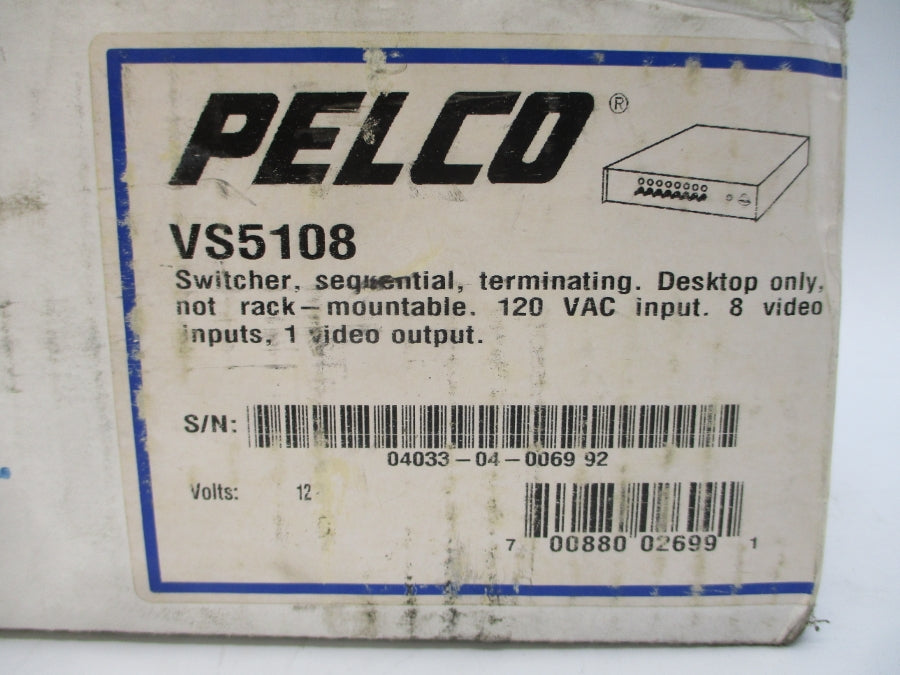 PELCO VS5108 120VAC NSMP