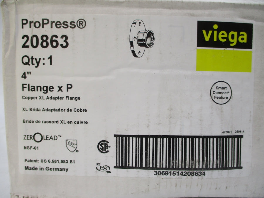VIEGA 20863 NSF-61 4" NSMP