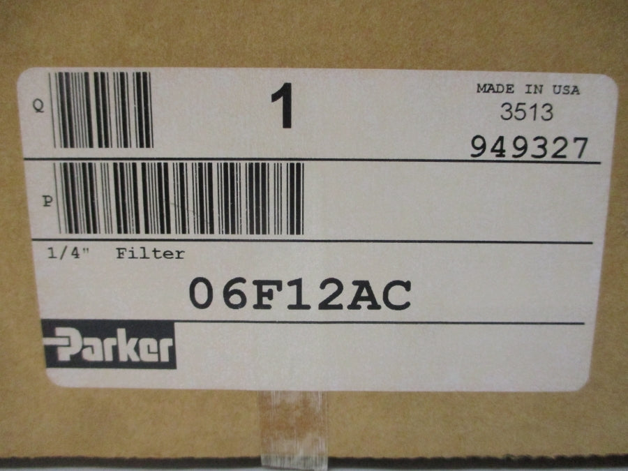 PARKER 06F12AC 150PSI 1/4" NSMP