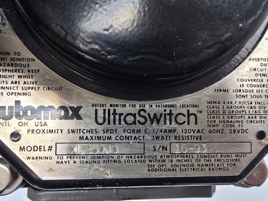 PBM SPH-36-BWTE2/H6F0 XL25000 120VAC 1/4A 1.5" NSNP