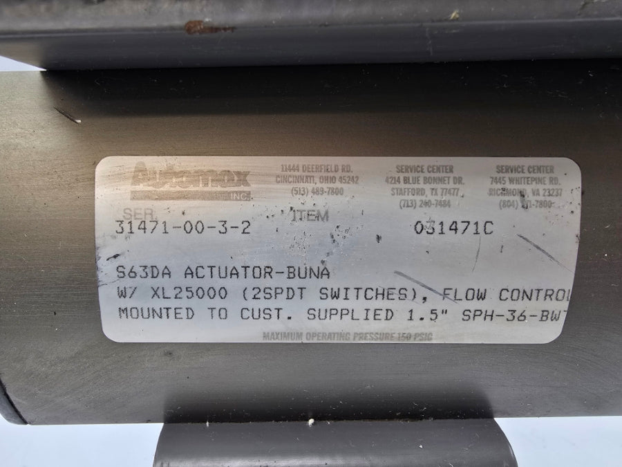 PBM SPH-36-BWTE2/H6F0 XL25000 120VAC 1/4A 1.5" NSNP