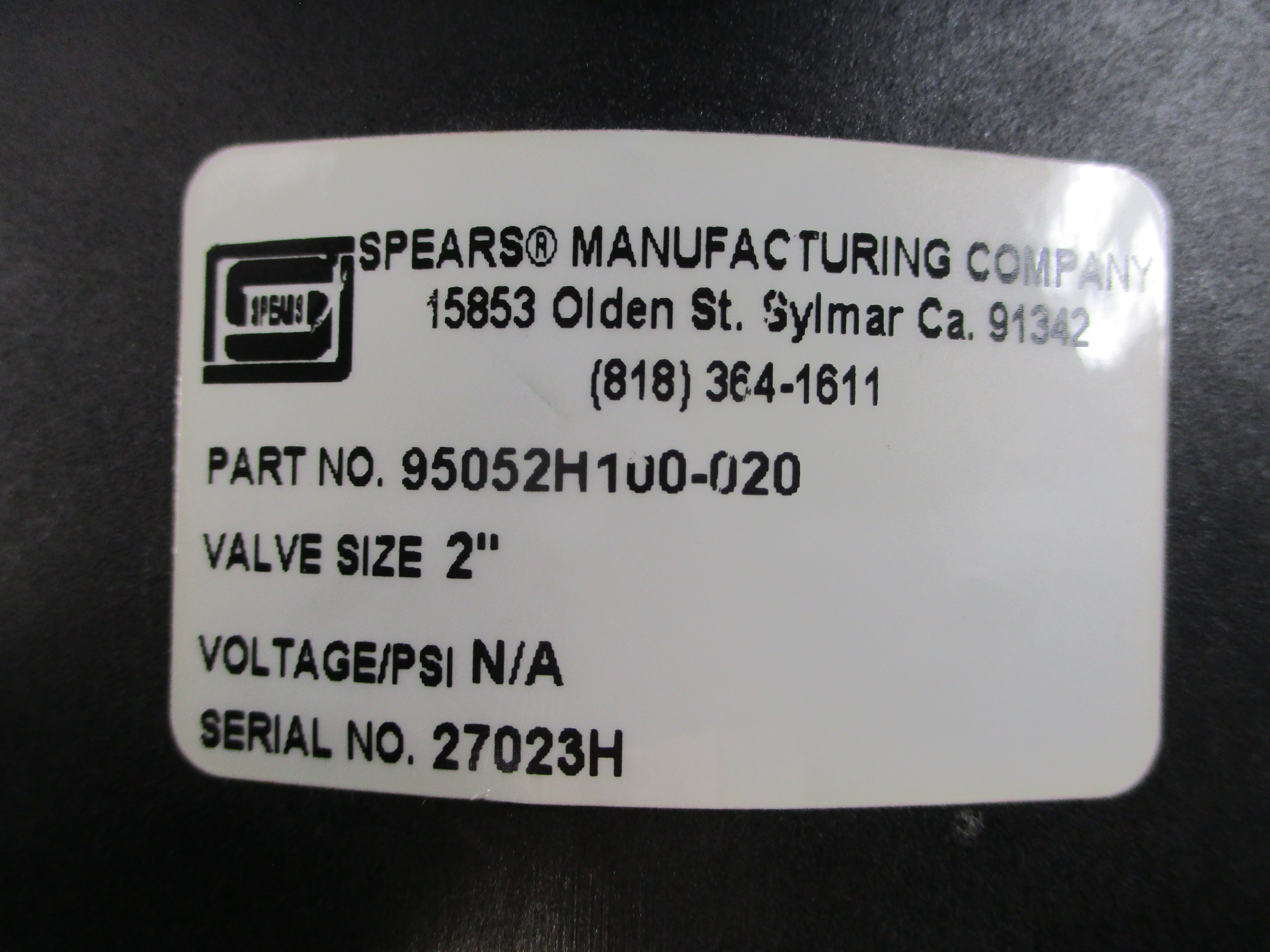 SPEARS 95052H100-020 2" NSNP