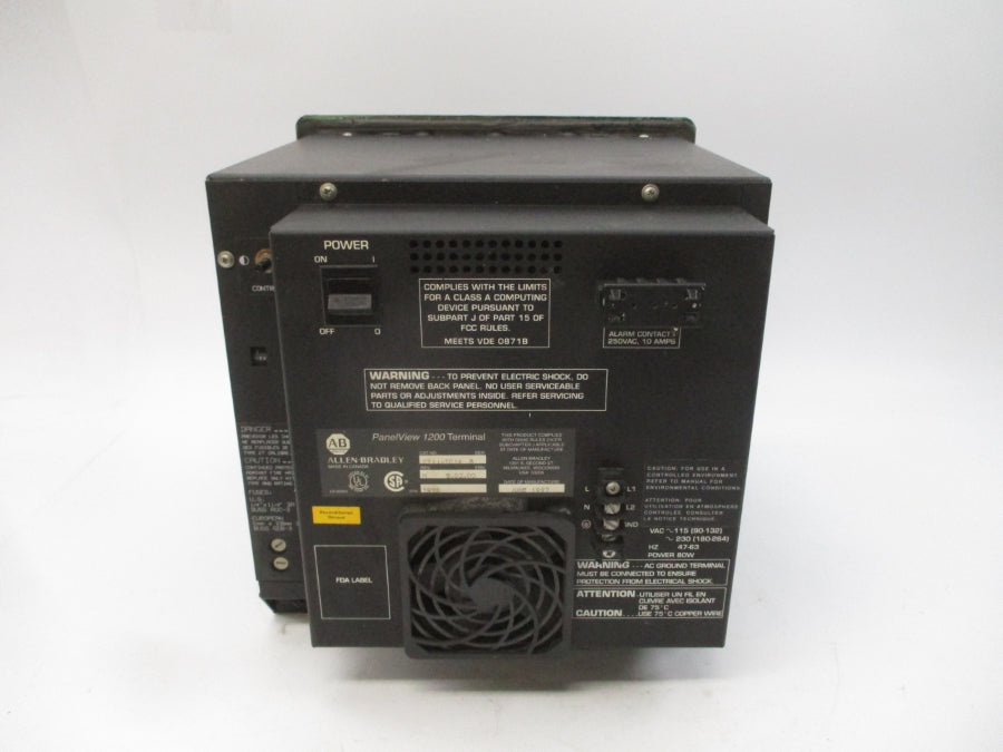 ALLEN BRADLEY 2711-TC1X SER. B F/W 5.02.00 115/230VAC REV. M UNMP