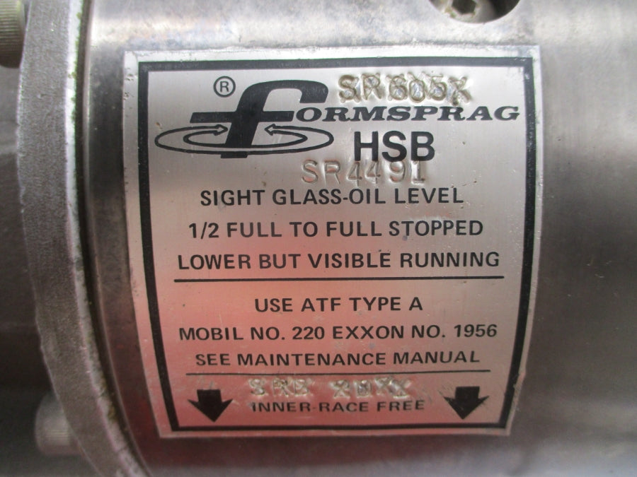 FORMSPRAG SR4491 HSB UNMP