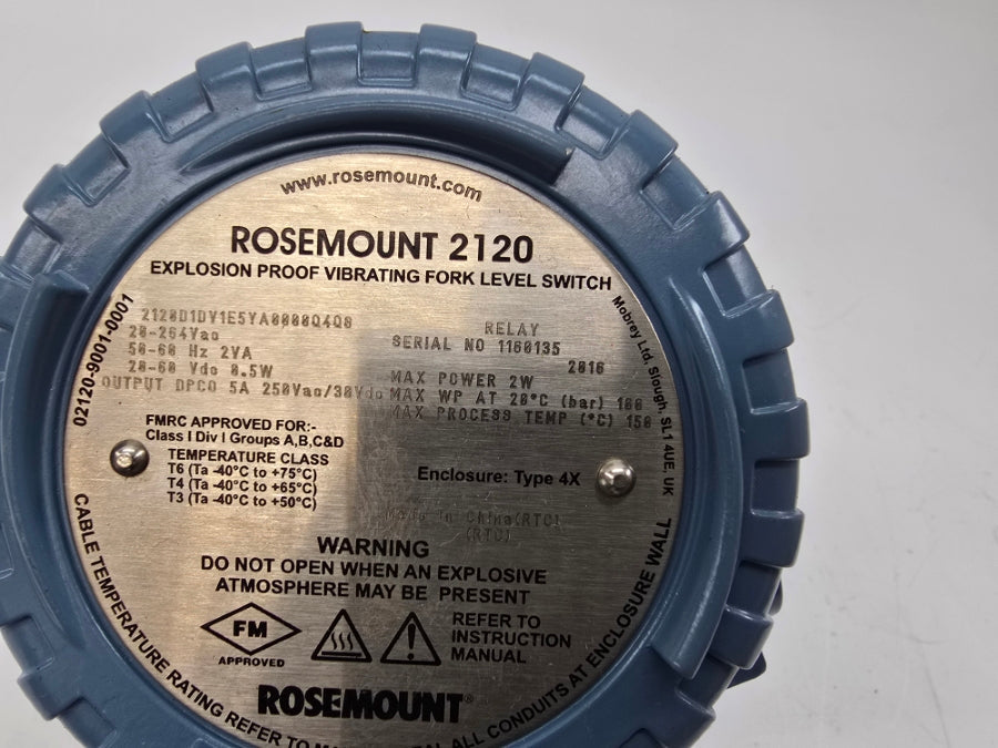 ROSEMOUNT 2120D1DV1E5YA0000Q4Q8 20-264VAC 5A NSNP