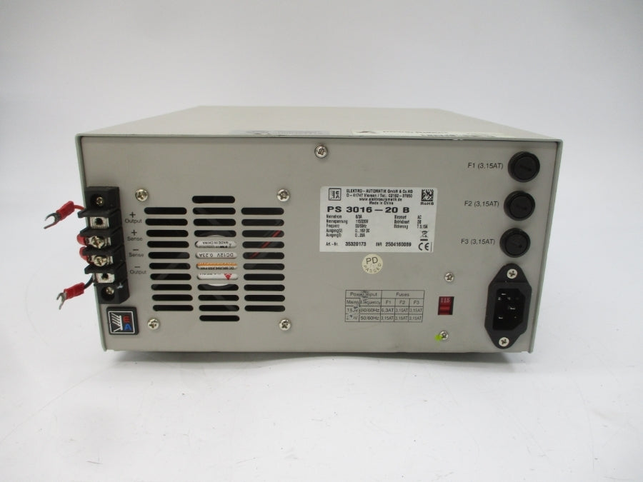 ELEKTRO-AUTOMATIK EA-PS3016-20B 35320173 115/230V 6/3A NSNP
