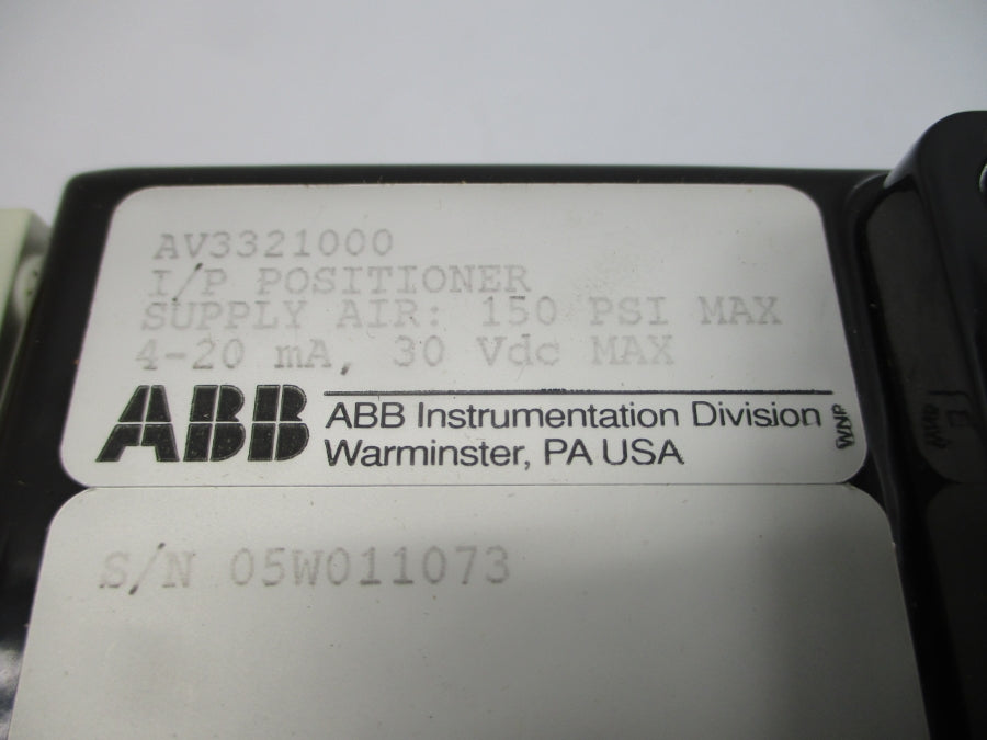ABB AV3321000 30VDC 150PSI NSMP