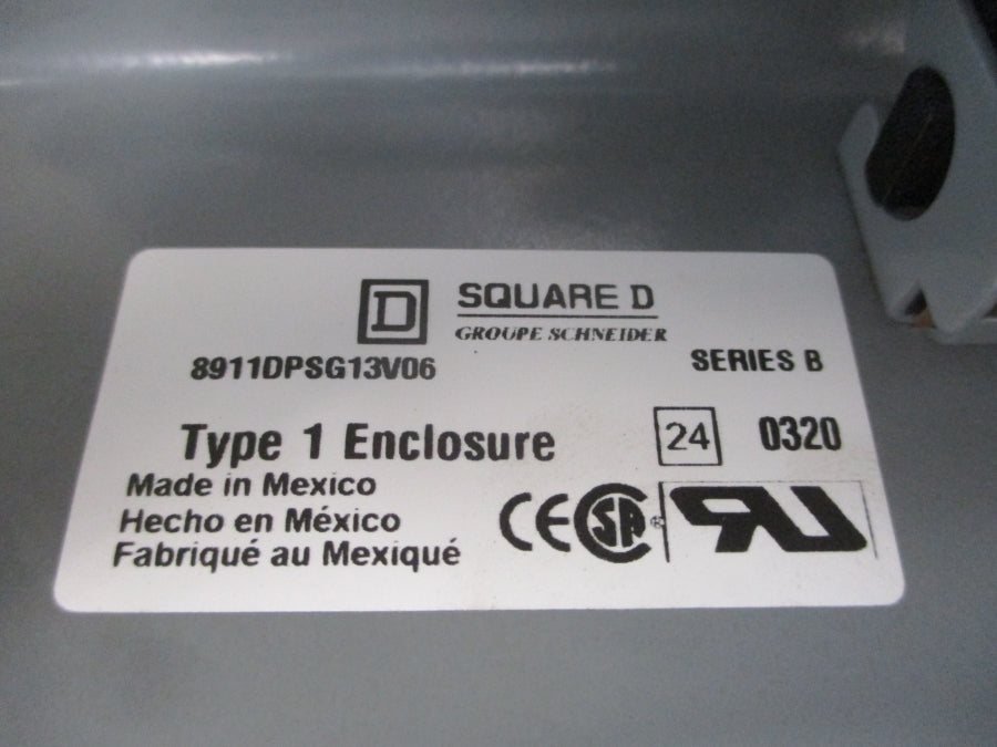 SQUARE D 8911DPSO13V06 SER. B 440/480V 25A UNMP