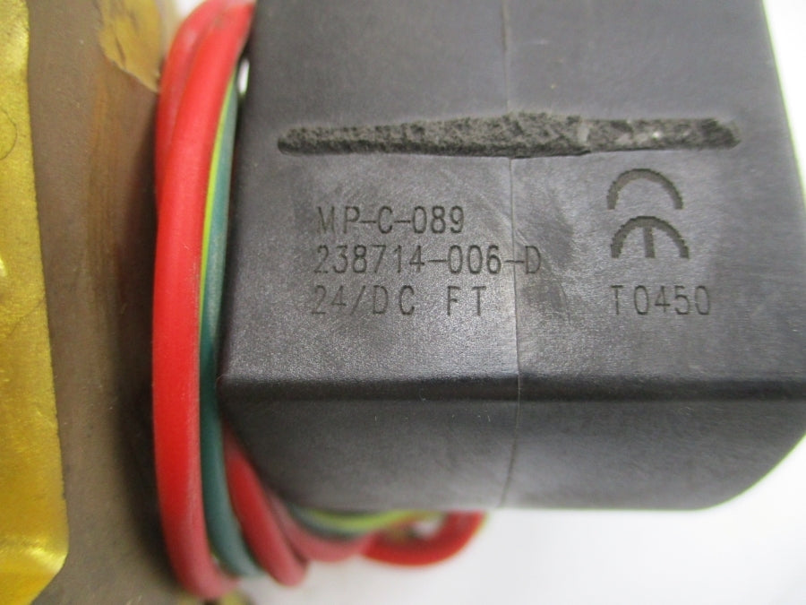 ASCO EF8344G76 24VDC 10-125PSI 3/4" NSNP